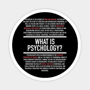 Psychology Defined - Psychologist Magnet